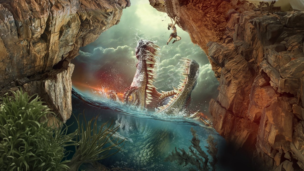 Crocodile Swarm backdrop