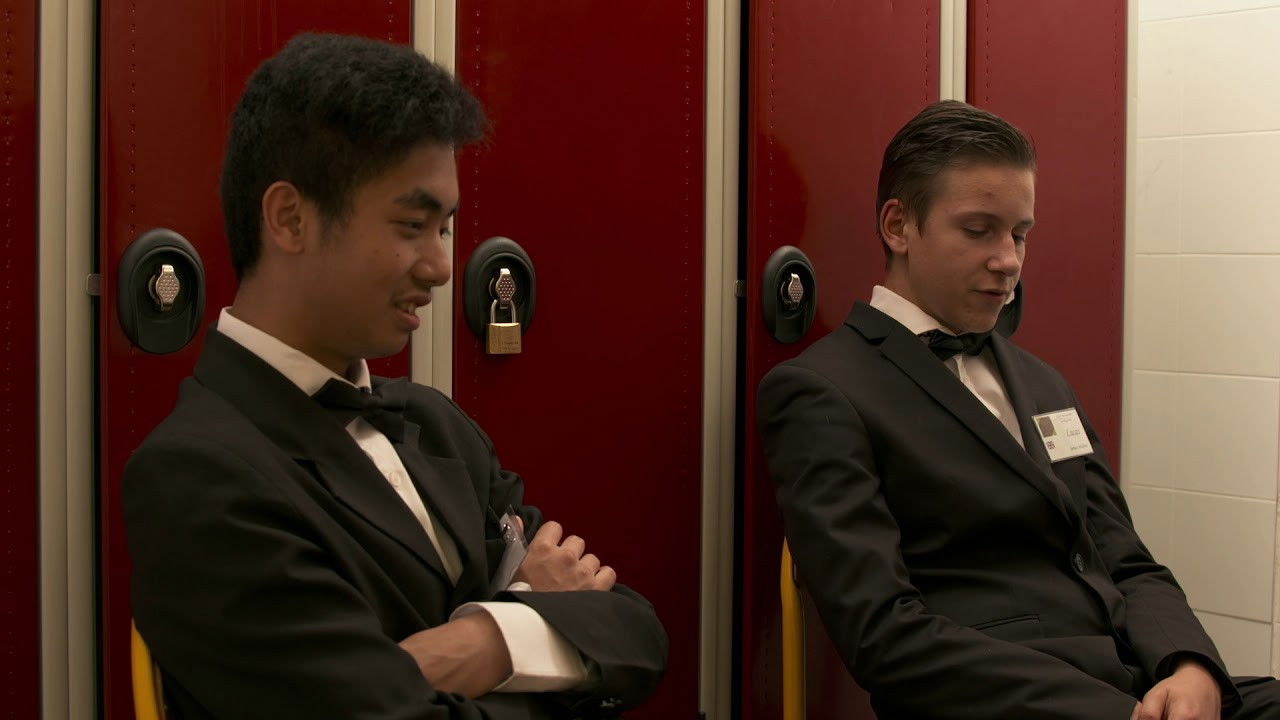 Les petits maîtres du grand hôtel backdrop