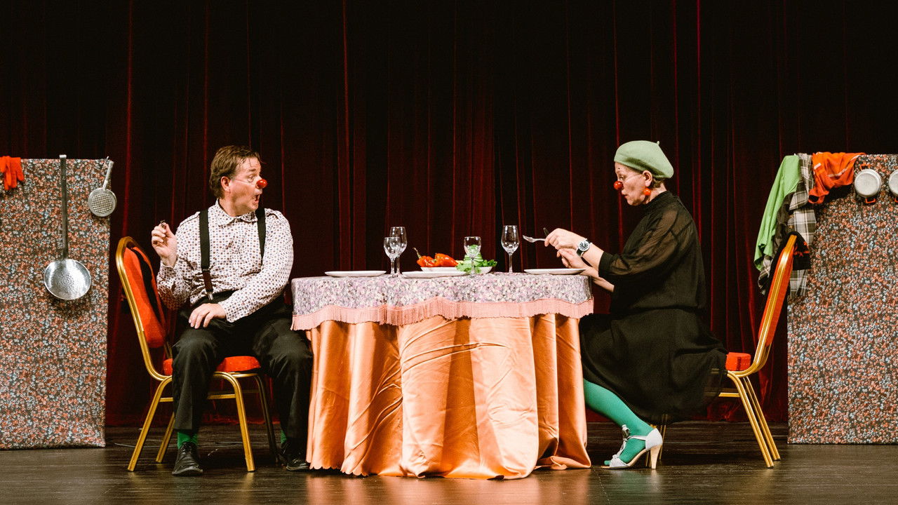 My Family and Other Clowns backdrop