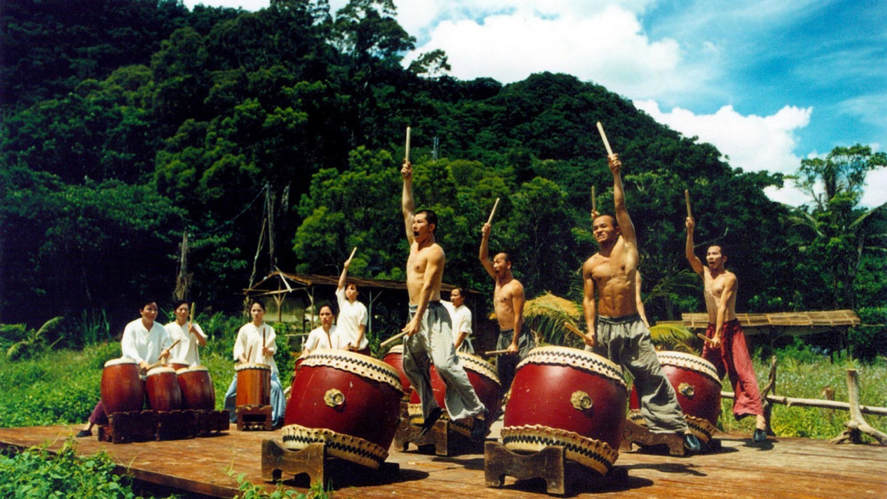 The Drummer backdrop