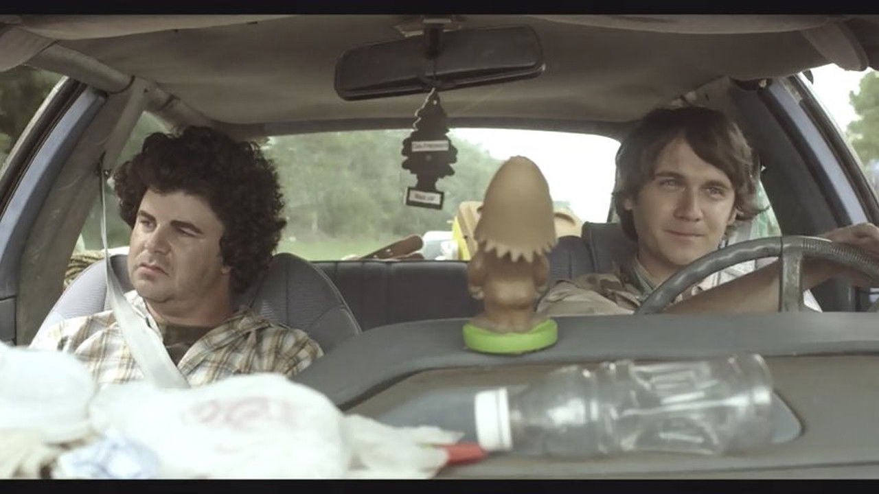 Nigel & Oscar vs. The Sasquatch backdrop