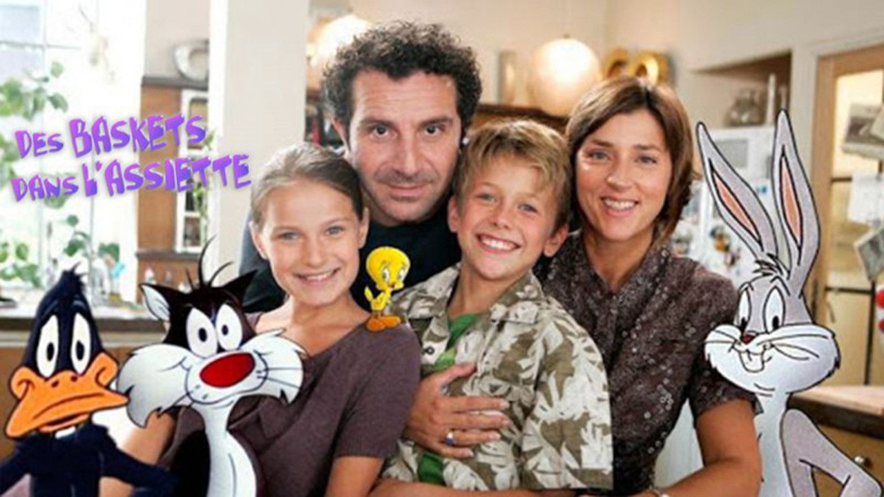 Des baskets dans l'assiette backdrop