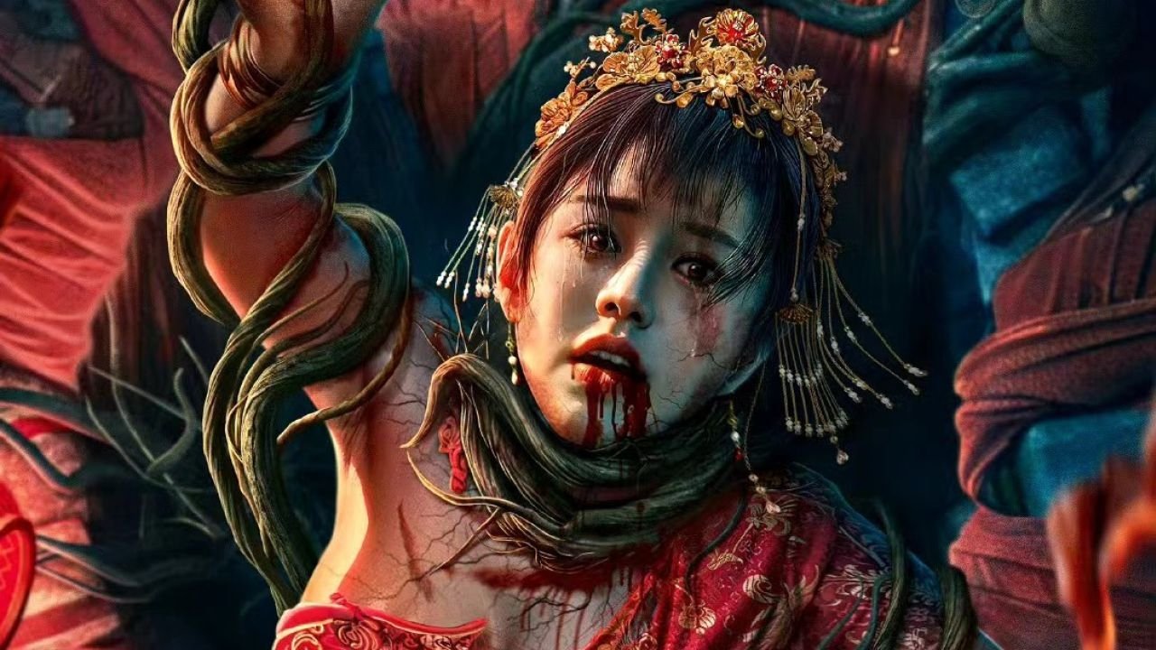 The Bride and The Beast backdrop