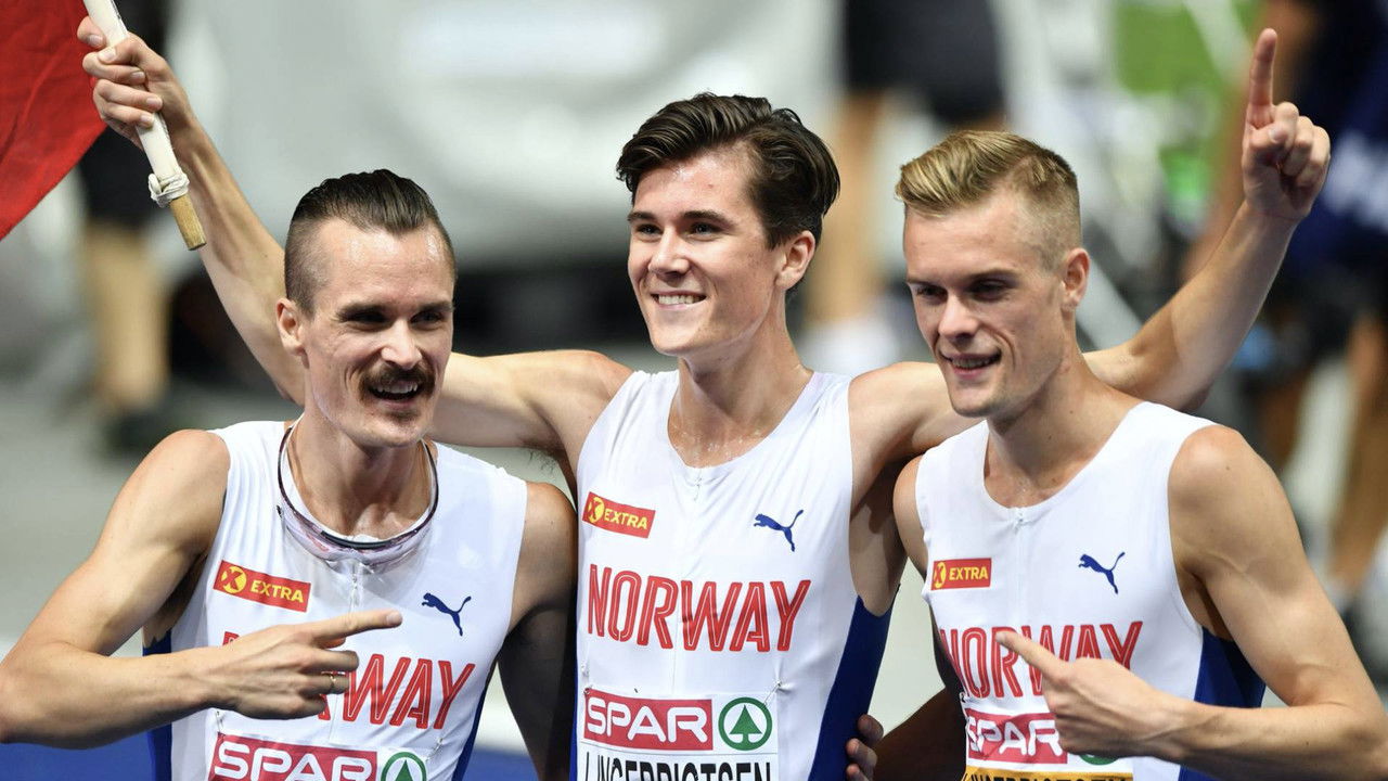 Team Ingebrigtsen backdrop