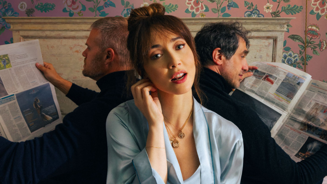 The Open Couple backdrop