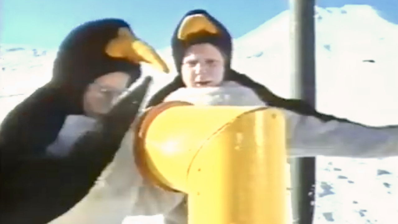 Nearly No Christmas backdrop