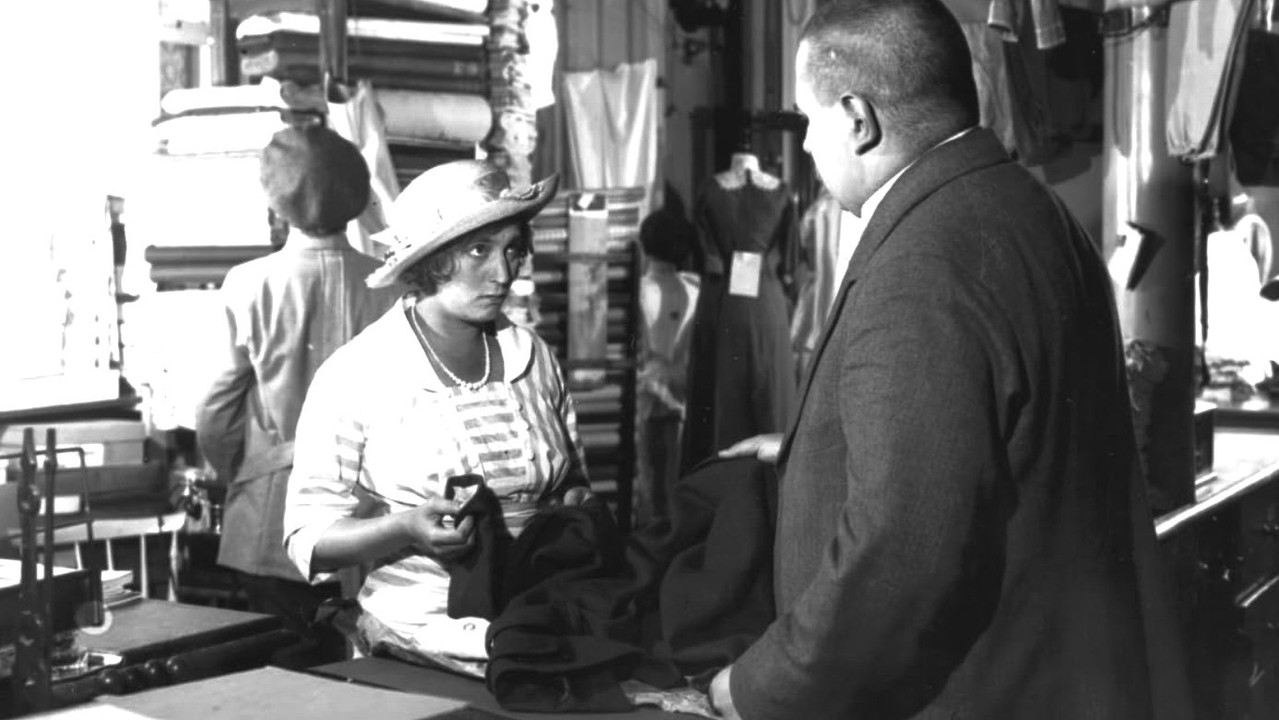 Bra flicka reder sig själv backdrop