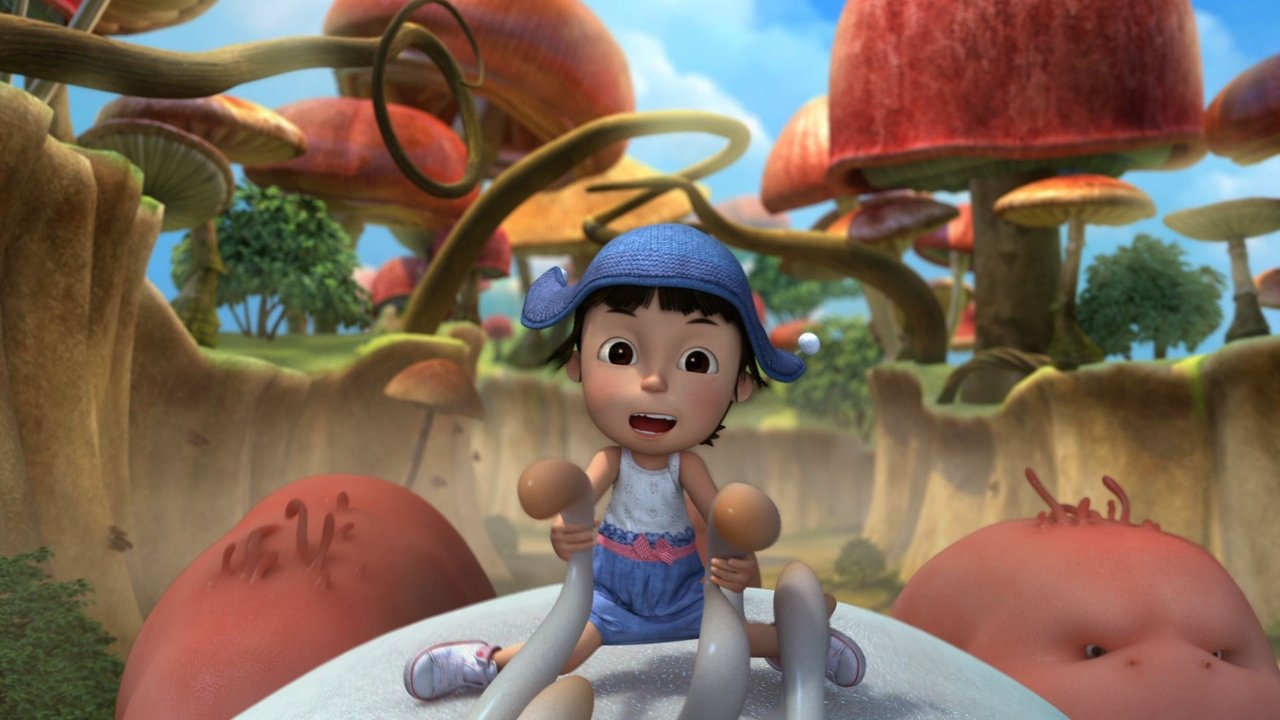 Yugo and Lala 2 backdrop