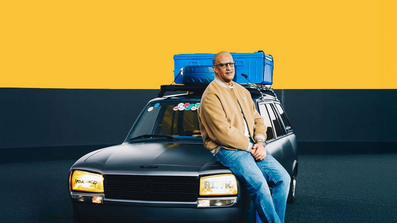 Rim'K à l'Adidas Arena backdrop