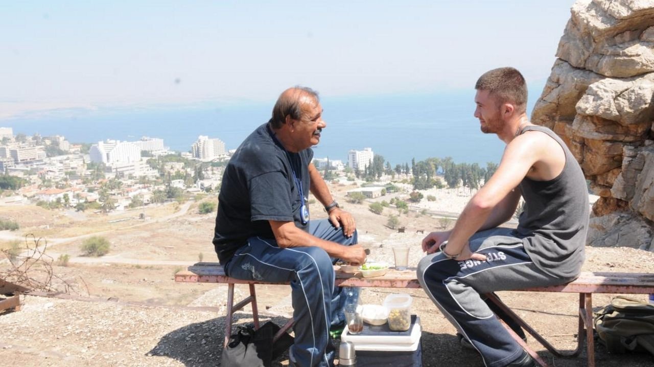 White Panther backdrop