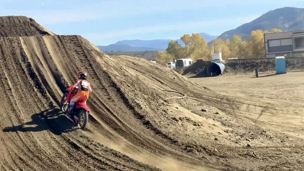 First Week and First Ride in California backdrop