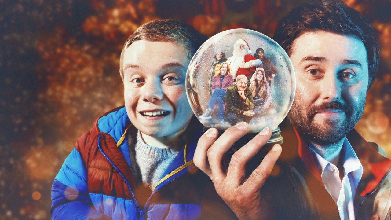 Finding Father Christmas backdrop