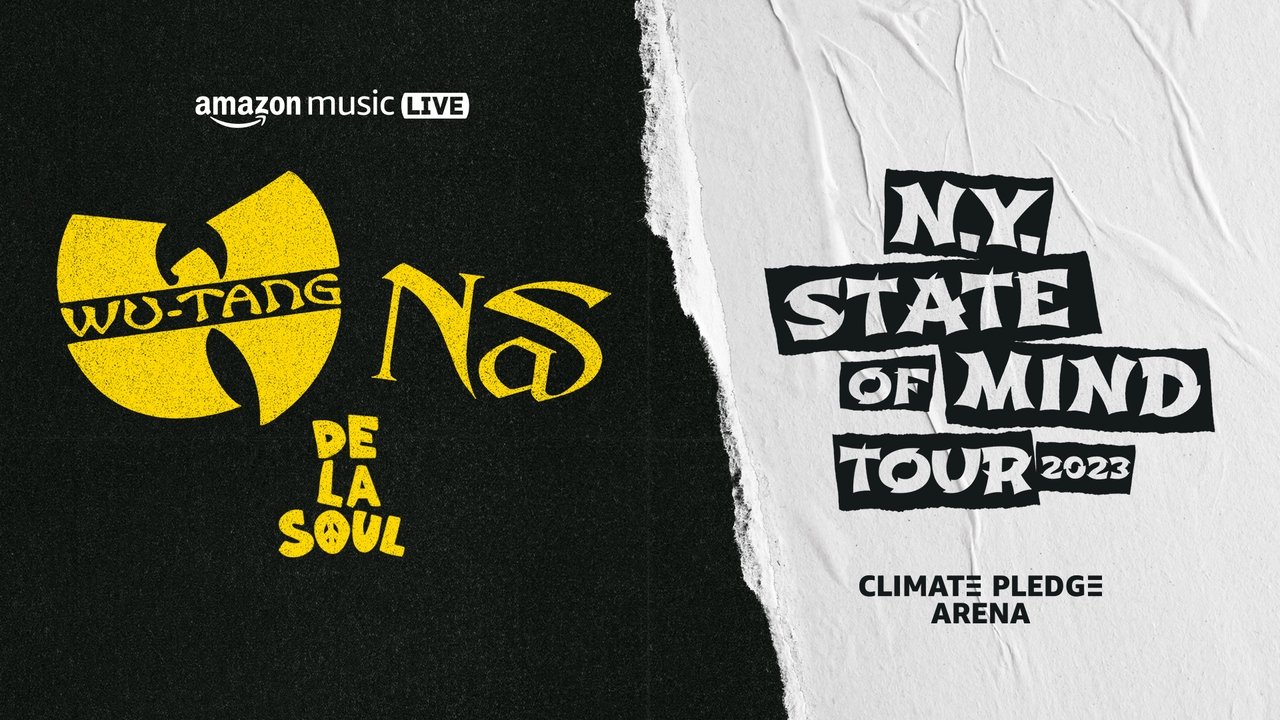 Amazon Music Live: Wu-Tang Clan, Nas, and De La Soul's 'N.Y. State of Mind Tour' backdrop