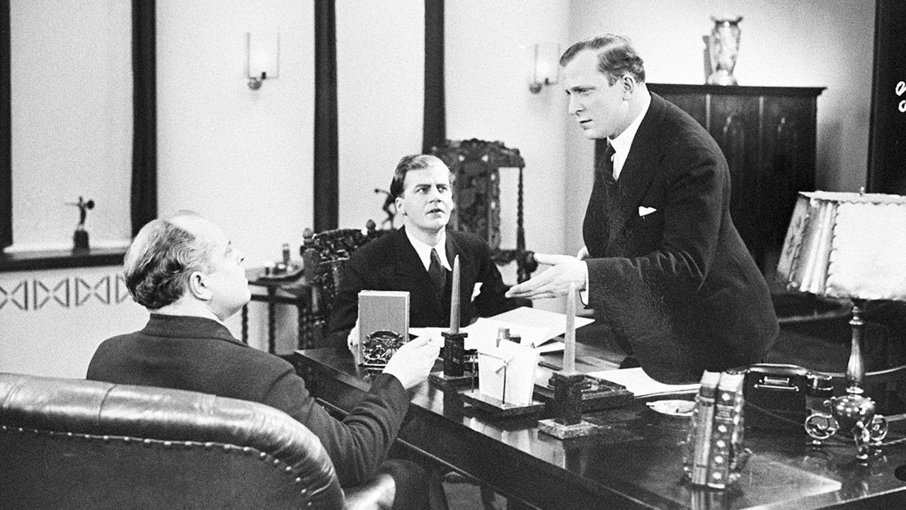 Minä ja ministeri backdrop