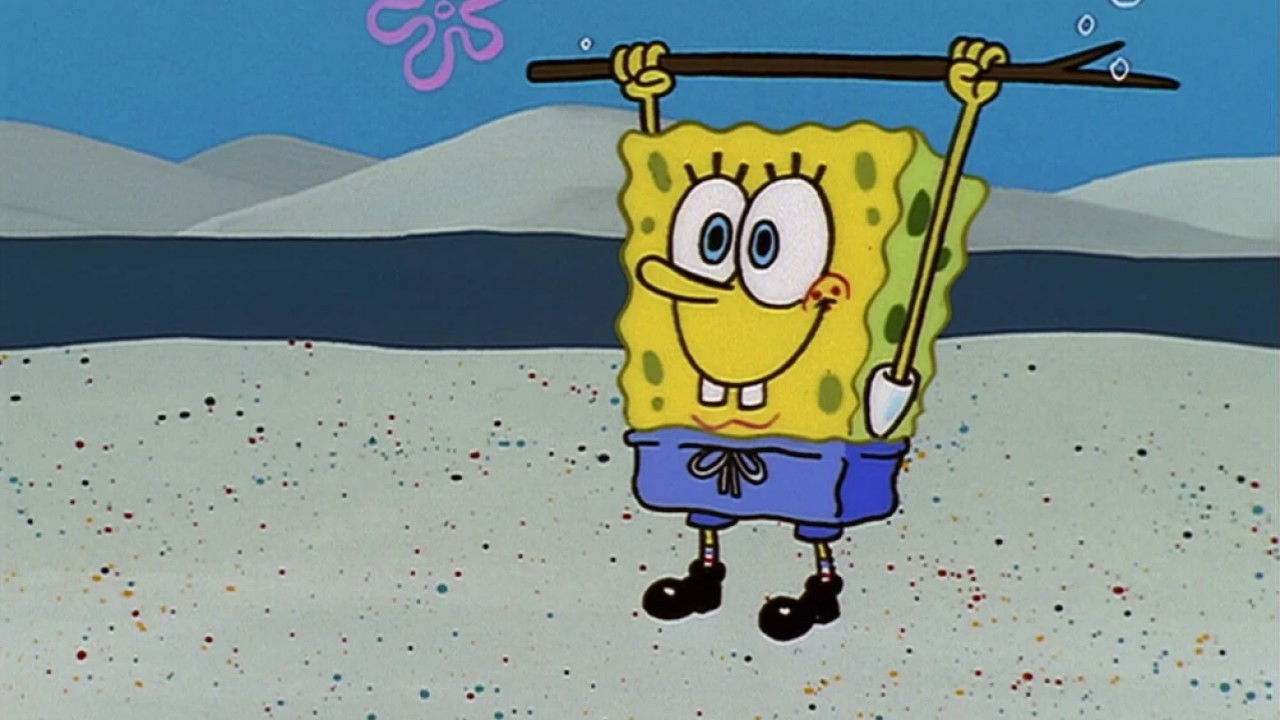 SpongeBob SquarePants - Nautical Nonsense and Sponge Buddies backdrop