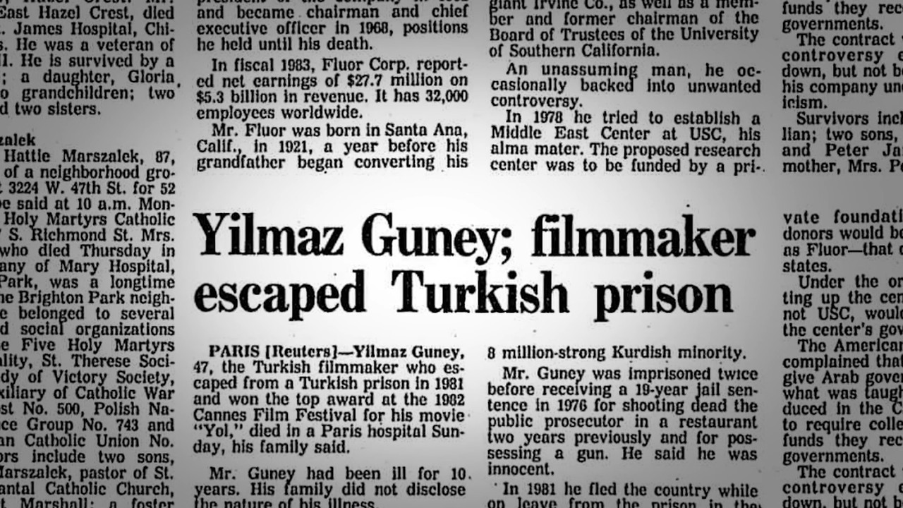 Ballad of Exiles: Yılmaz Güney backdrop