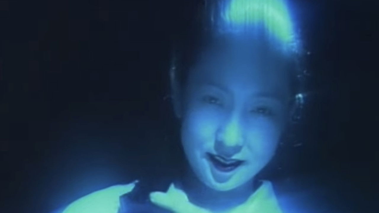 Blue Lake Girl backdrop