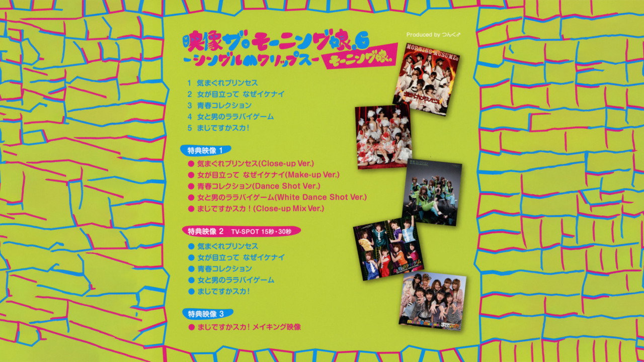 Eizouza・Morning Musume. 6 ~Single M Clips~ backdrop
