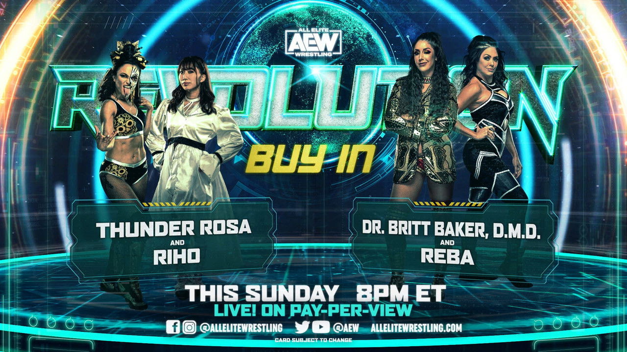 AEW Revolution 2021: The Buy In backdrop