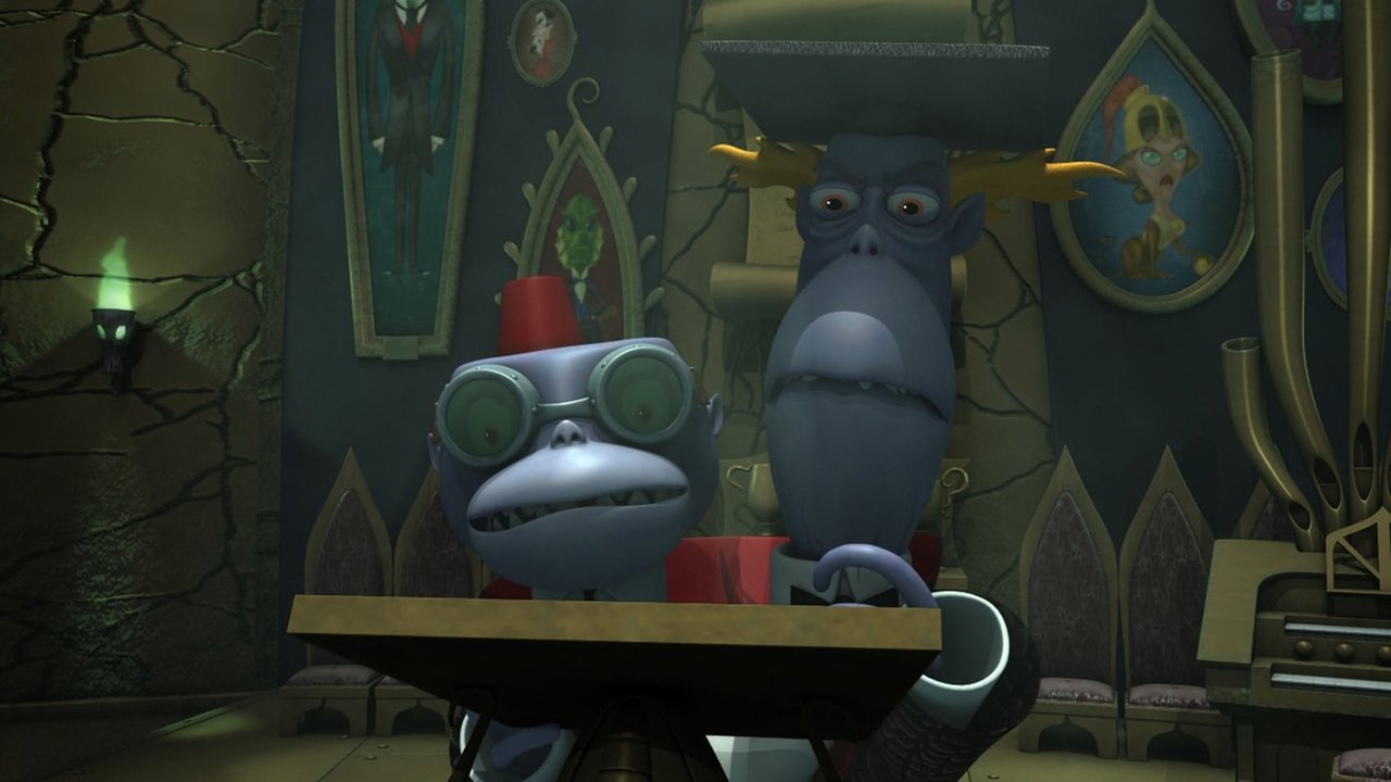 Casper's Scare School backdrop