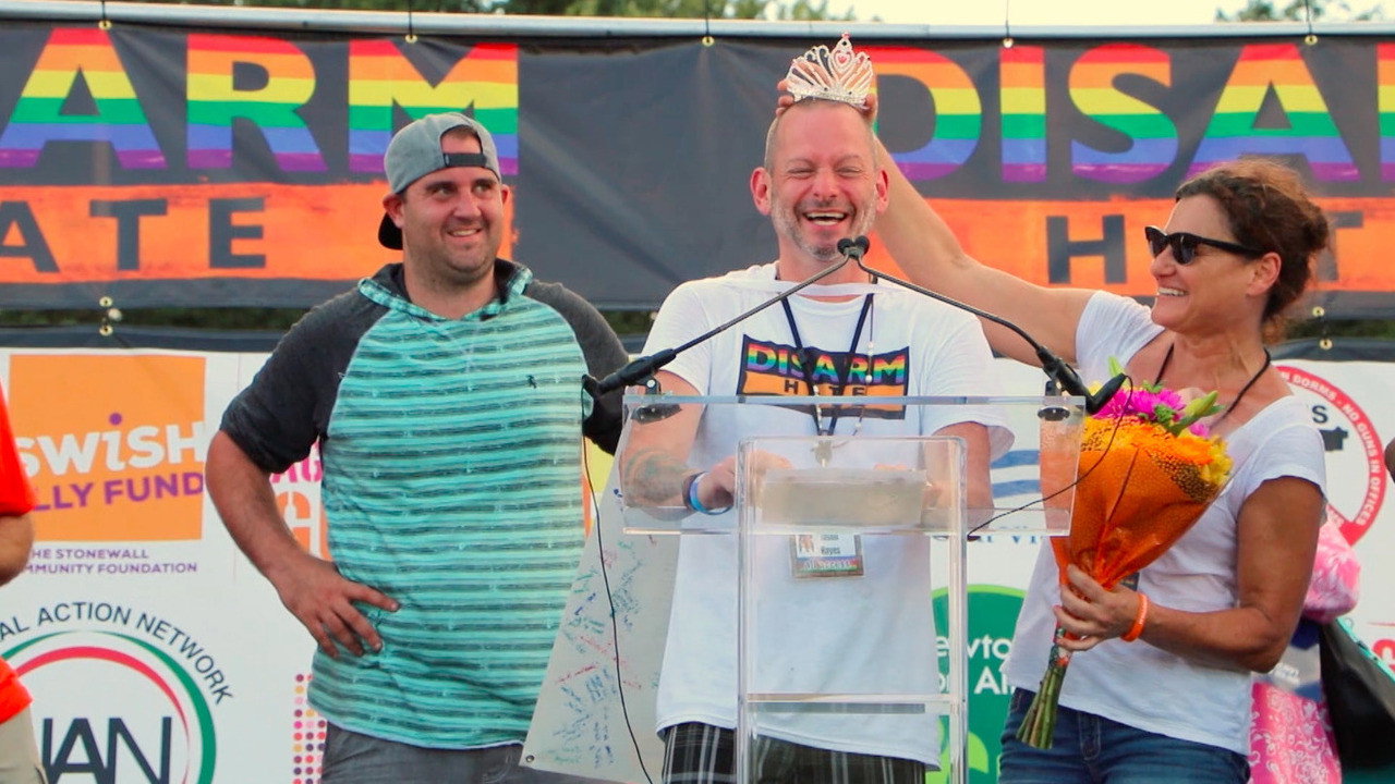 Disarm Hate backdrop