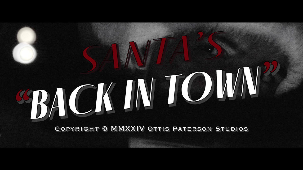 Santa's Back in Town backdrop