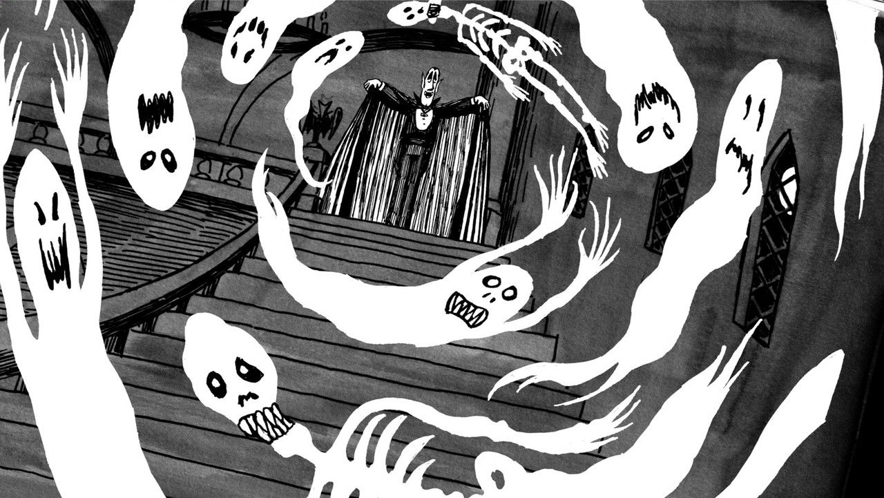 Dracula's Super Scary Halloween backdrop