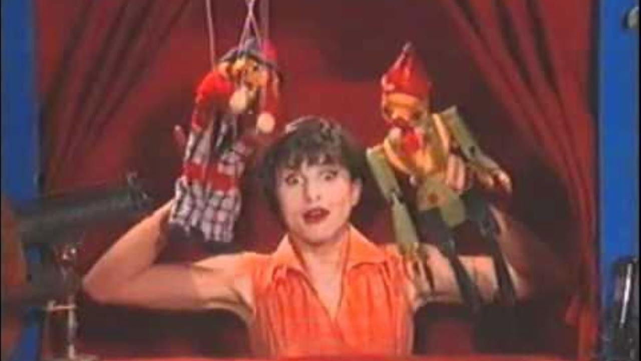 Monica and George In The Magic Toyshop backdrop