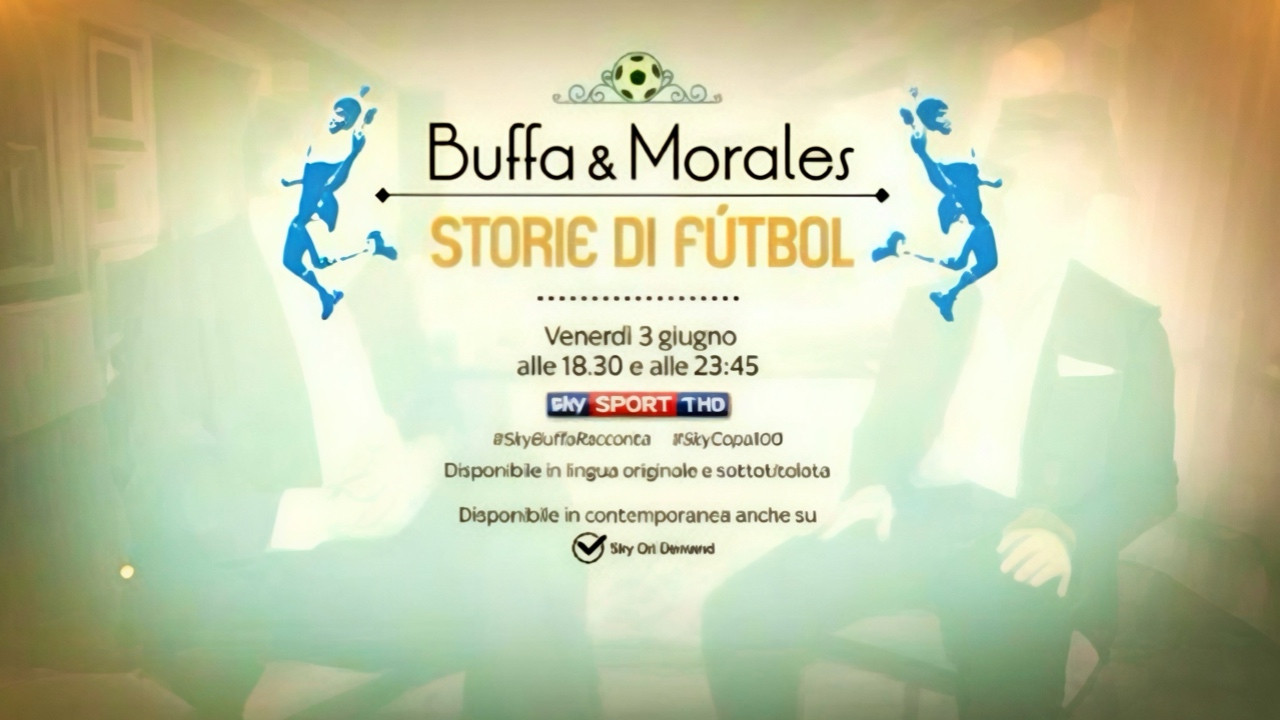 Buffa e Morales: storie di fútbol backdrop