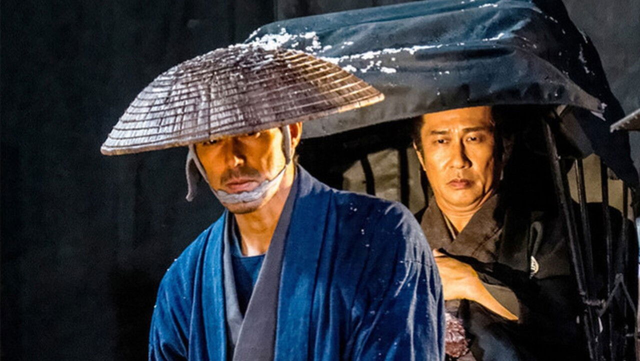 Snow on The Blades backdrop