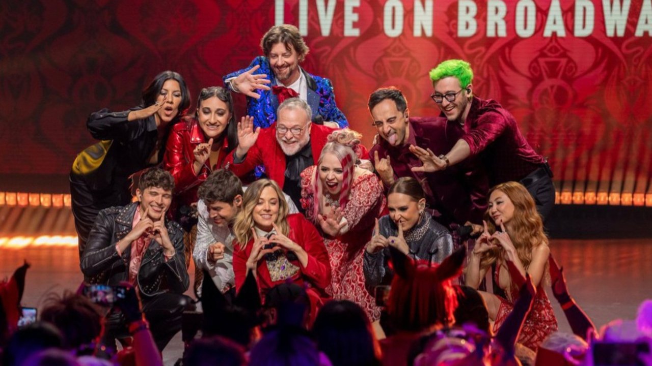 Hazbin Hotel: Live on Broadway backdrop