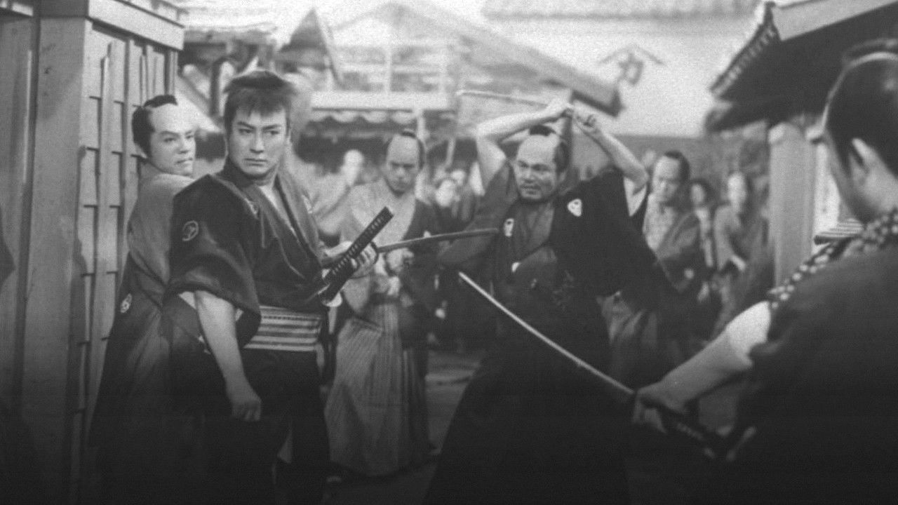 The Swordsman and the Actress backdrop