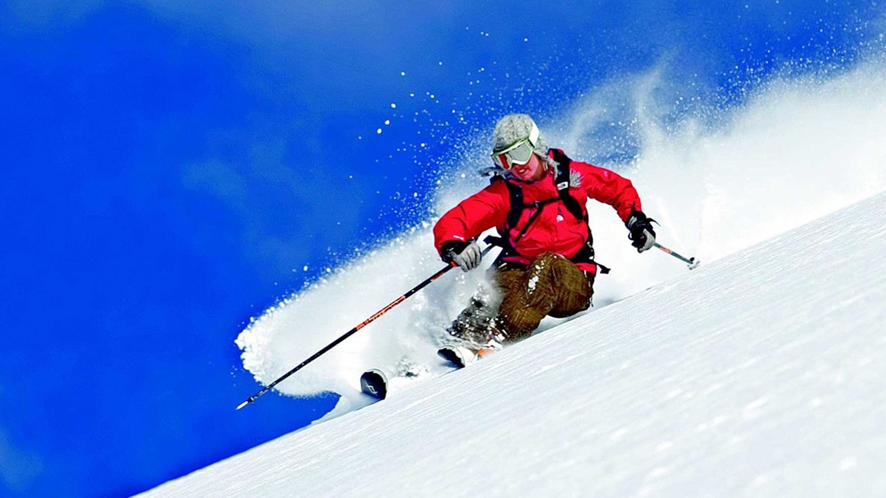 Warren Miller's Higher Ground backdrop