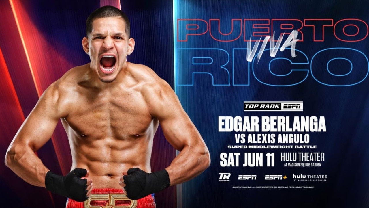 Edgar Berlanga vs. Alexis Angulo backdrop
