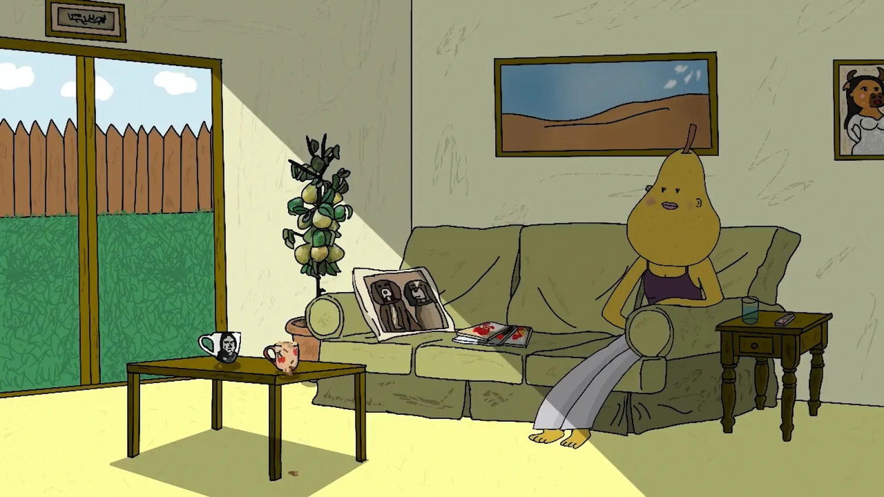 Pear Shaped backdrop