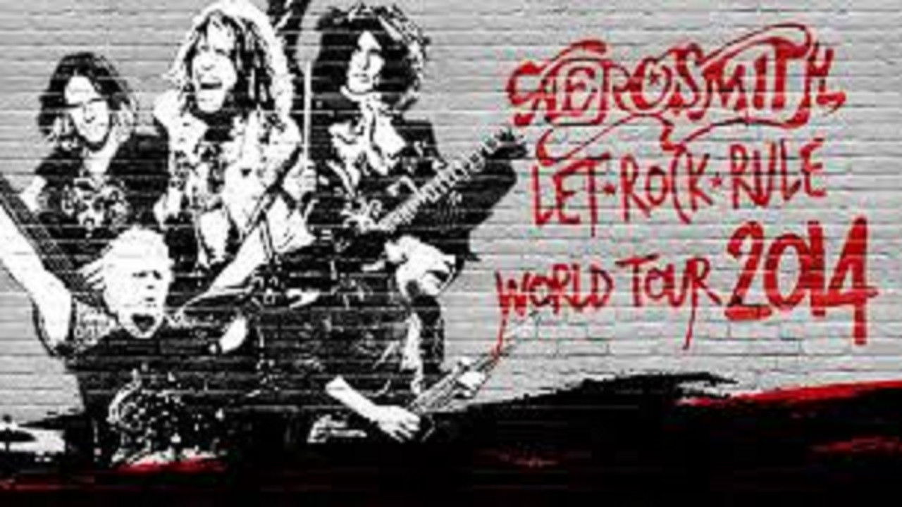 Aerosmith Let Rock Rule Tour backdrop