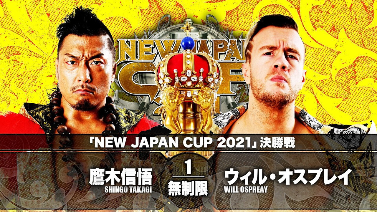 NJPW New Japan Cup 2021 - Day 13 (Final) backdrop