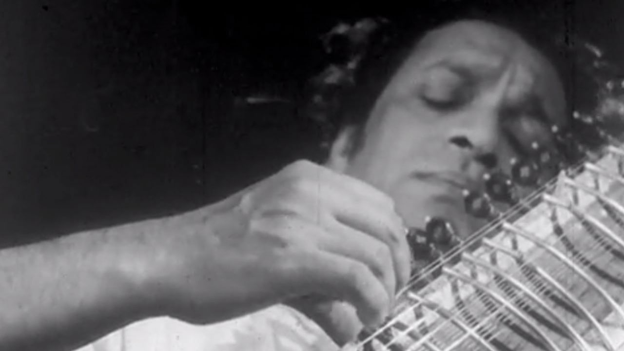 Ravi Shankar Plays a Raga backdrop
