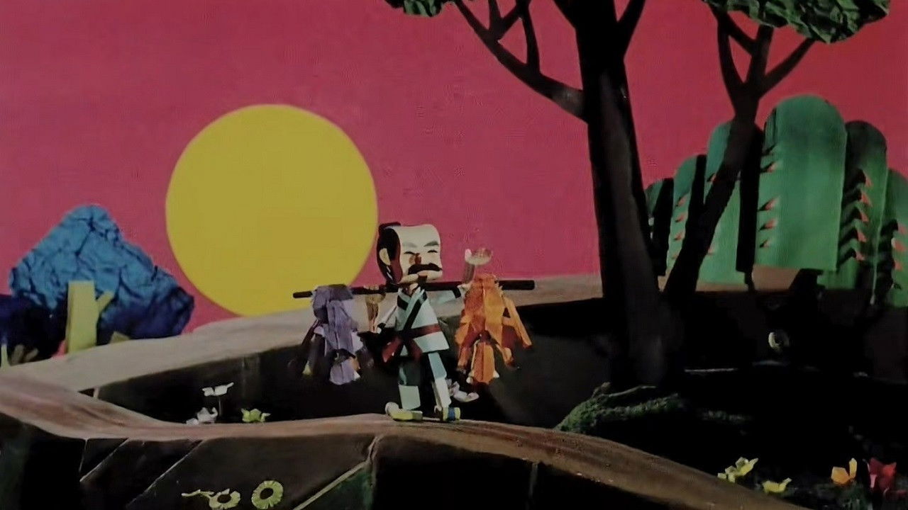 Three Wolves backdrop