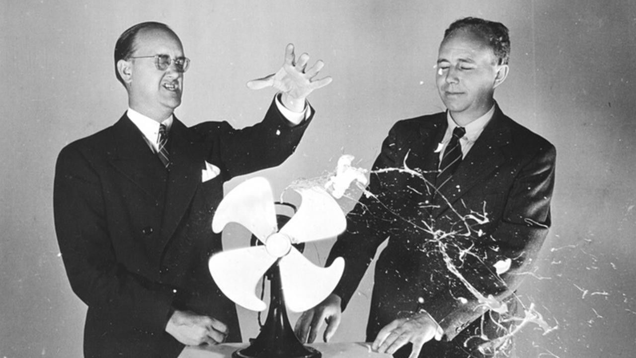 Quicker'n a Wink backdrop