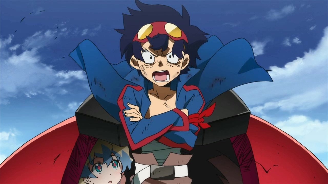 Gurren Lagann The Movie: Childhood's End backdrop