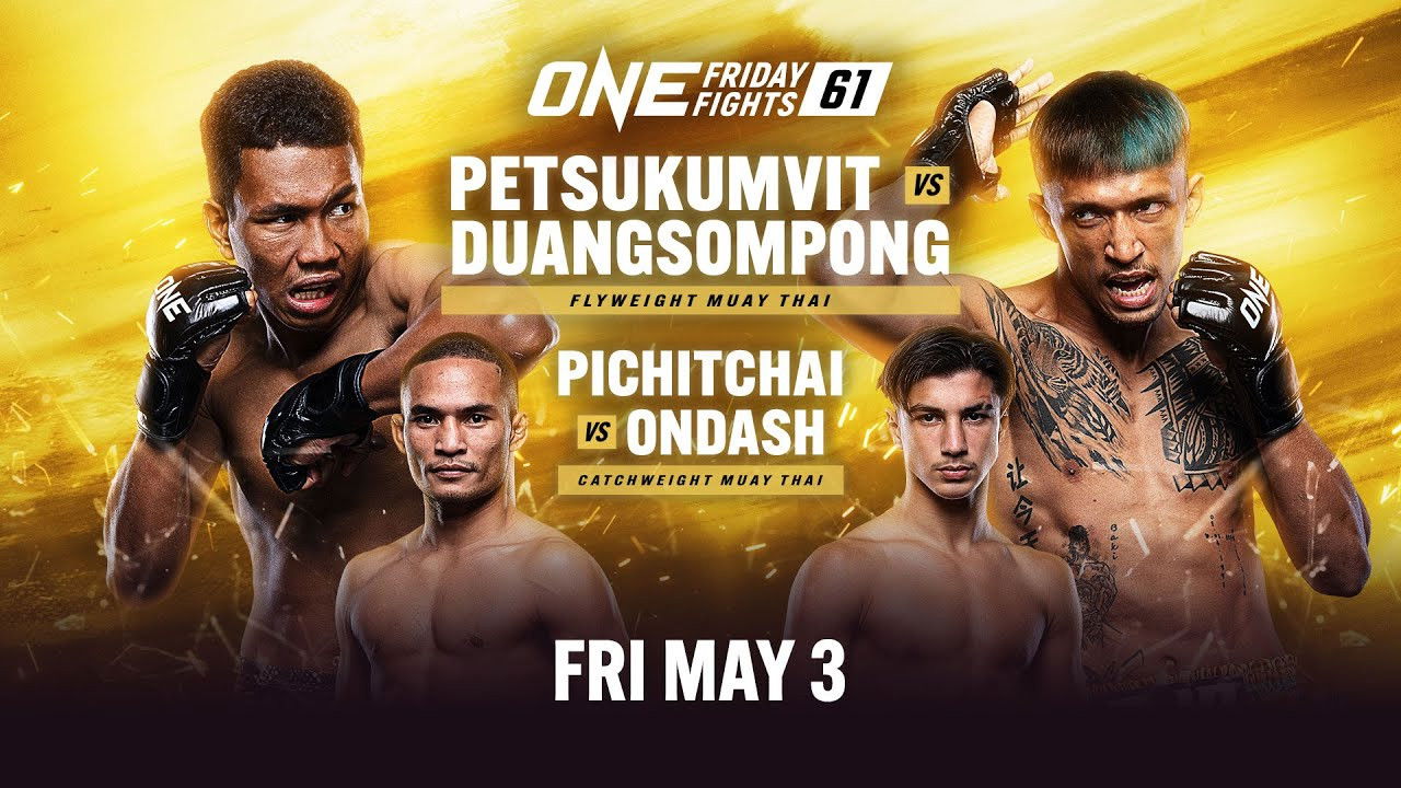 ONE Friday Fights 61: Petsukumvit vs. Duangsompong backdrop