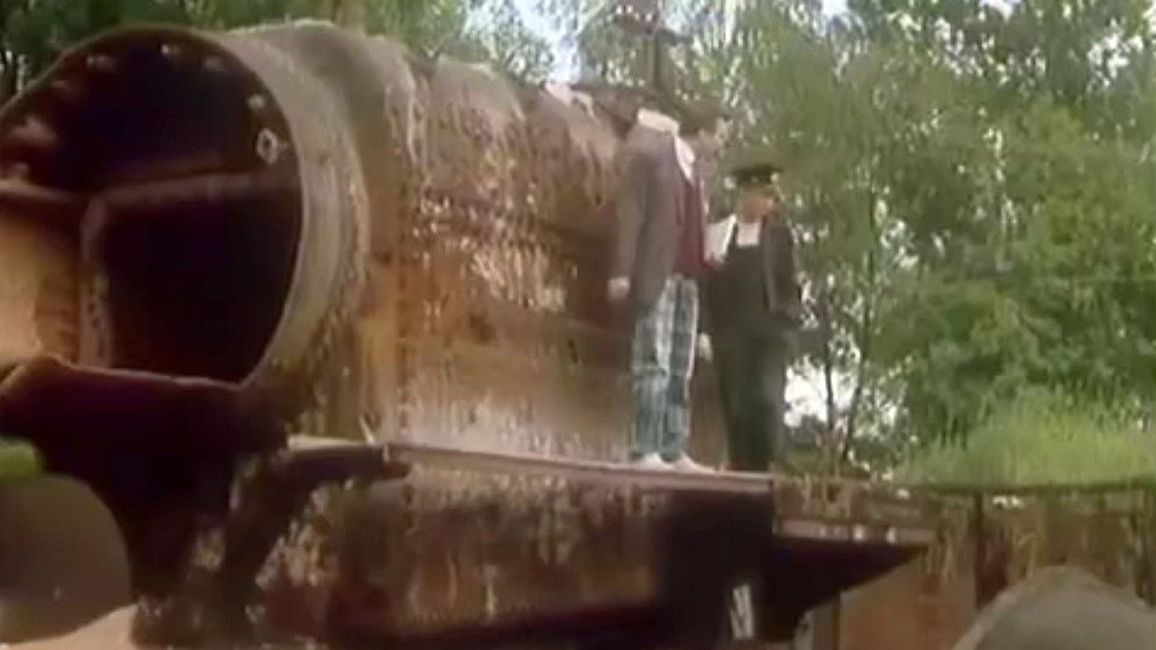 Russian Steam Locomotive backdrop