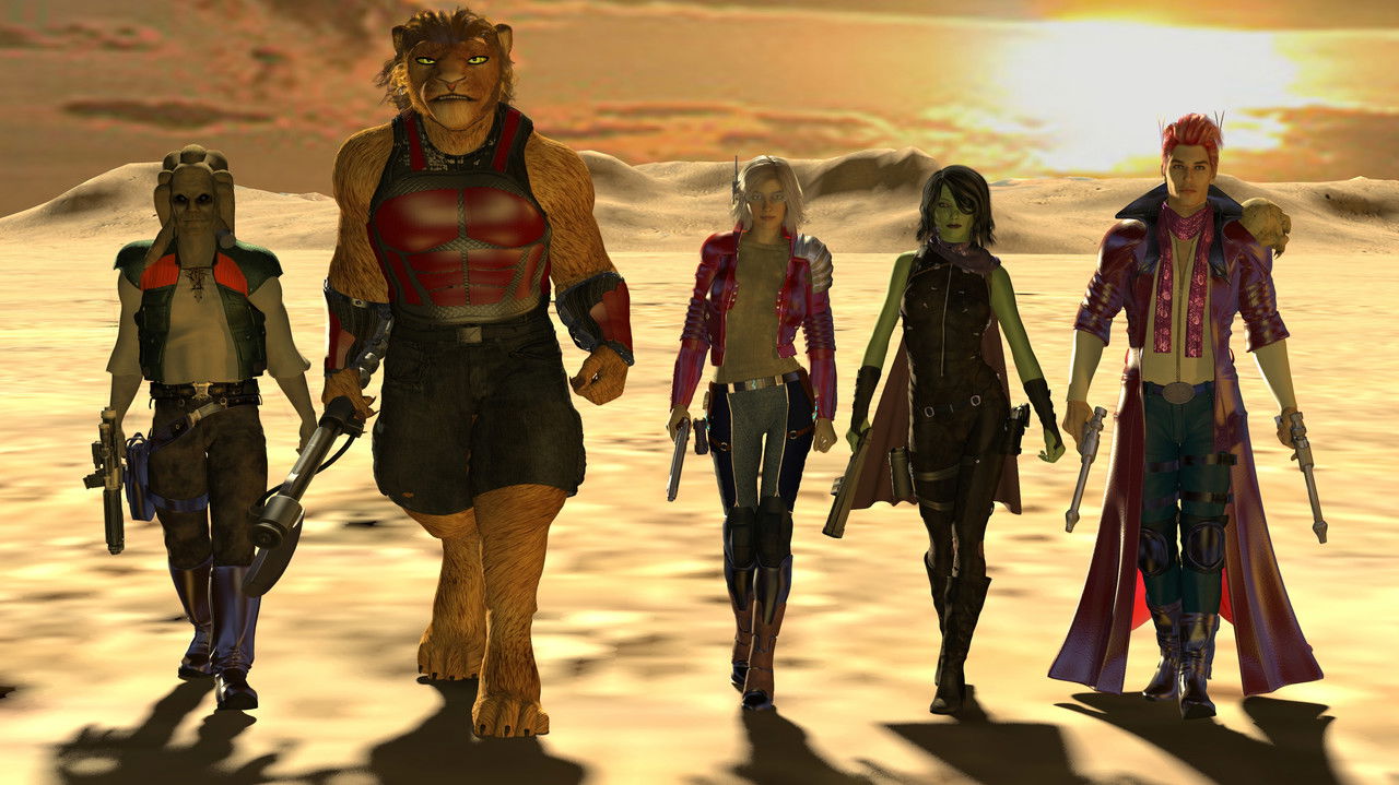 Pencils and Parsecs backdrop