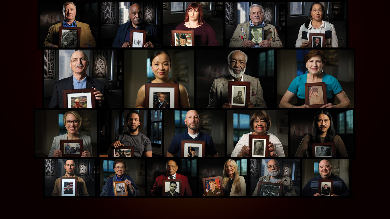 American Veteran backdrop