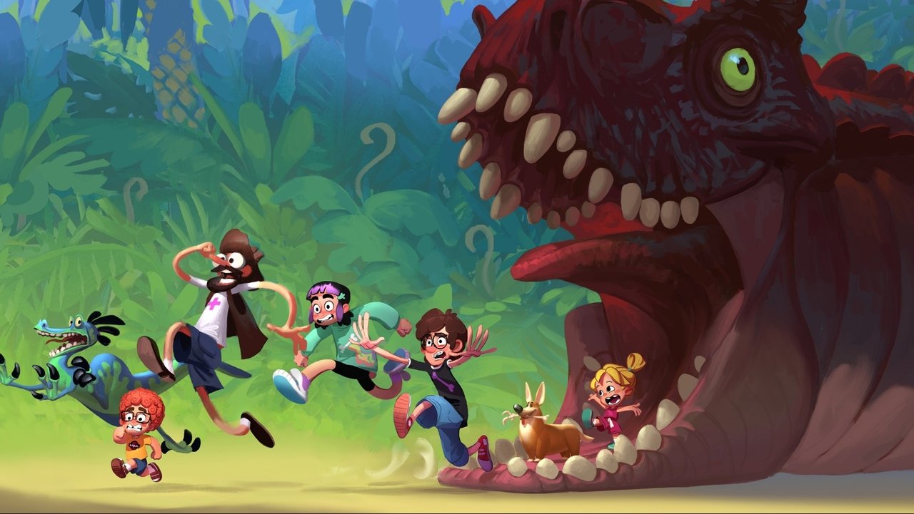 The Dino Family backdrop