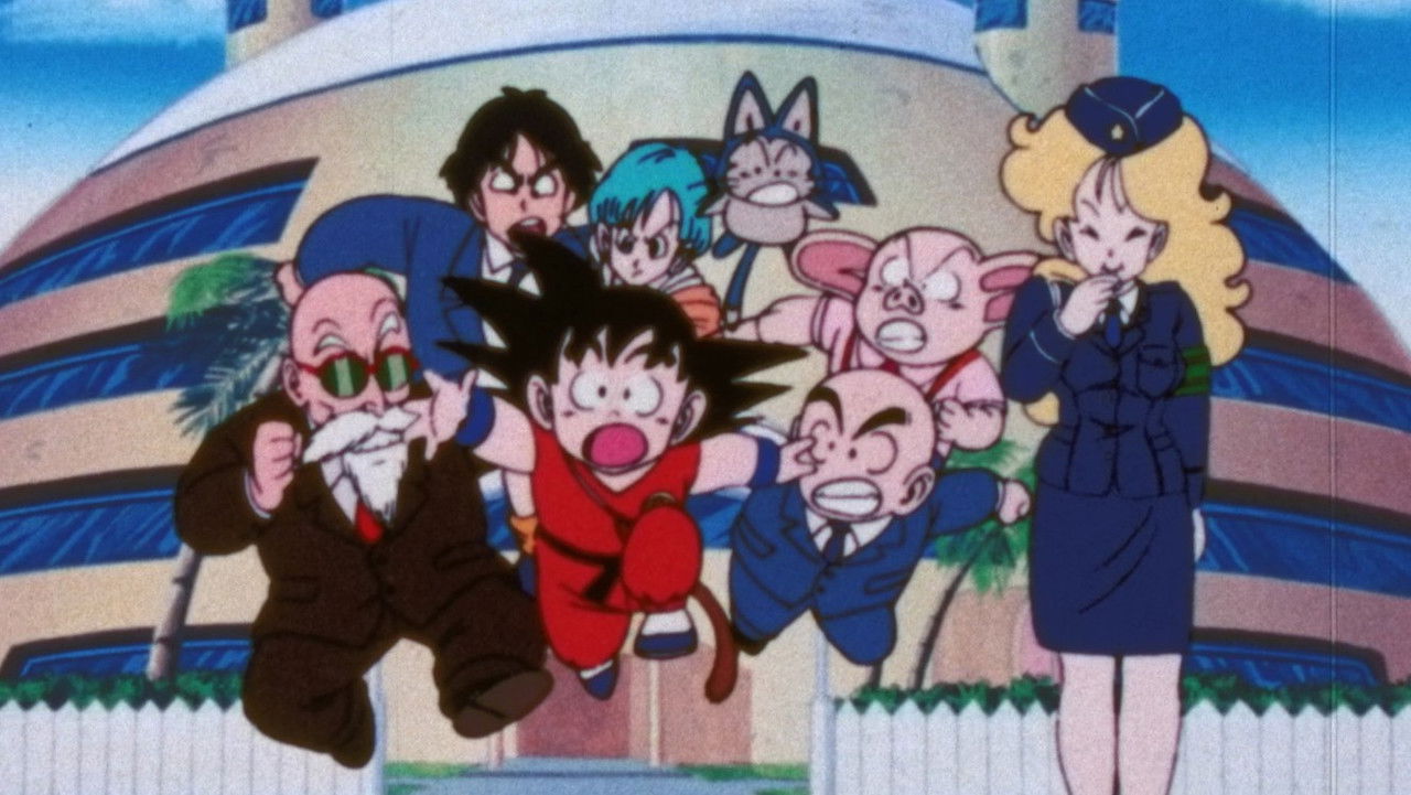 Dragon Ball: Goku & Traffic Safety backdrop