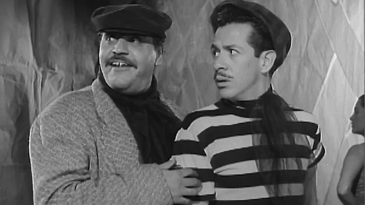 Dos locos en escena backdrop