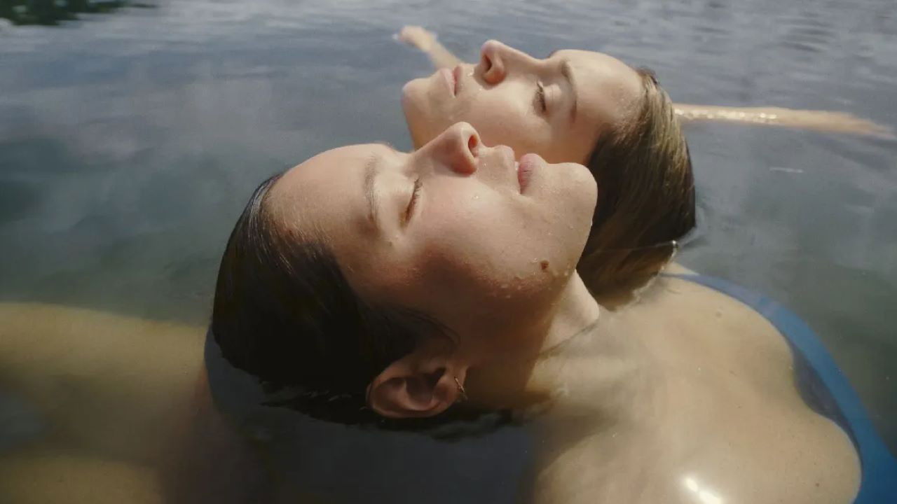 The Blue Girls of Summer backdrop