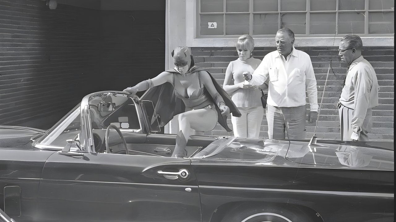 The Bat Woman backdrop